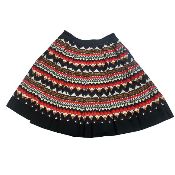 Anthropologie Denpasar skirt by fei multi color pattern sz 6 - Picture 1 of 3